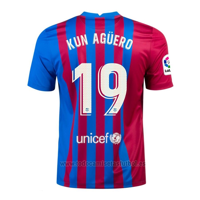 Camiseta Barcelona Jugador Kun Aguero 1ª 2021-2022